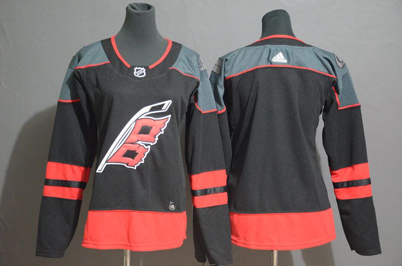 Women Carolina Hurricanes Blank black Adidas Third Edition Adult NHL Jersey->women nhl jersey->Women Jersey